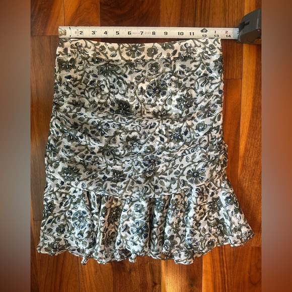 NWOT Veronica Beard Taras Mini Skirt in Off-White Multi; Size 2 - Picture 7 of 10